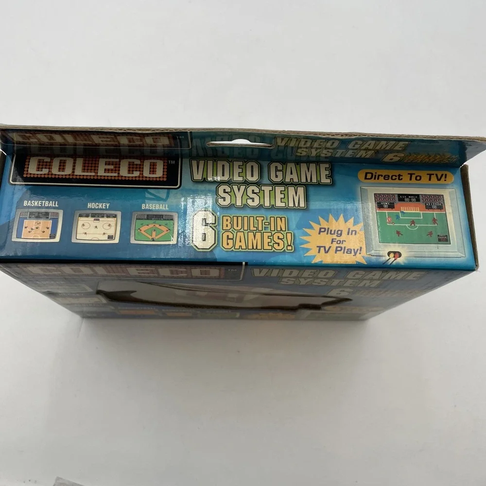 Coleco‎ Video Game System 6 Built-in Games Plug & Play Techno Source 2005 - NEW